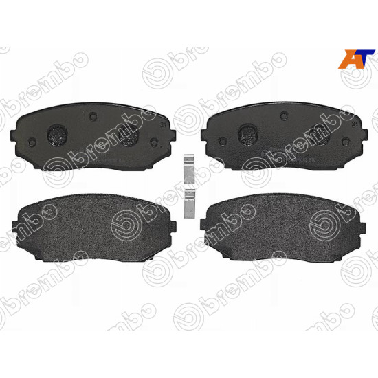 Колодки тормозные перед MAZDA CX7/9 06-13/MPV -06/MITSUBISHI PAJERO SPORT 15- BREMBO