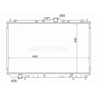 Радиатор MITSUBISHI CARISMA 1.6 4G92 96- MT SAT