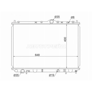 Радиатор MITSUBISHI CARISMA 1.9TD 96- MT SAT