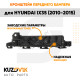 Кронштейн переднего бампера правый Hyundai ix35 (2010-2015) KUZOVIK