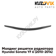 Молдинг решётки радиатора на капот Hyundai Sonata YF 6 (2010-2014) KUZOVIK
